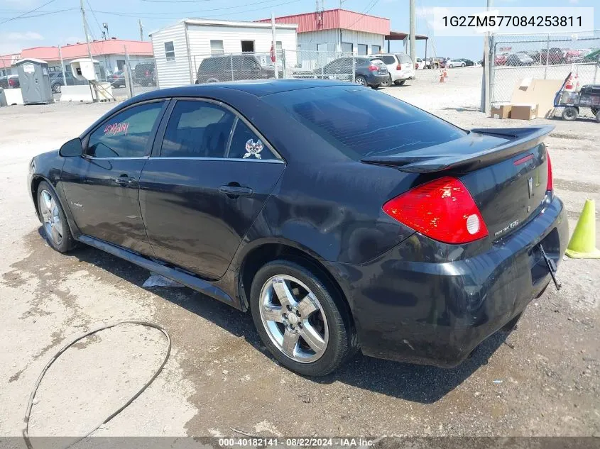 2008 Pontiac G6 Gxp VIN: 1G2ZM577084253811 Lot: 40182141