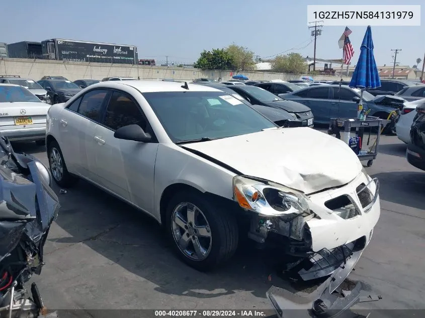 1G2ZH57N584131979 2008 Pontiac G6 Gt