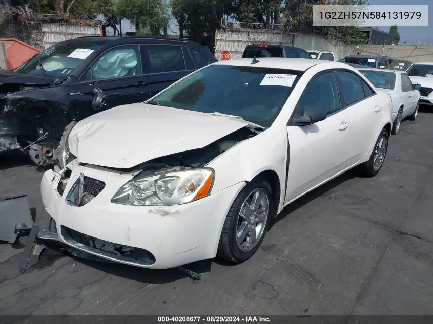 2008 Pontiac G6 Gt VIN: 1G2ZH57N584131979 Lot: 40208677