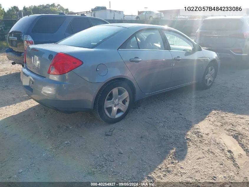 1G2ZG57B484233086 2008 Pontiac G6 Se