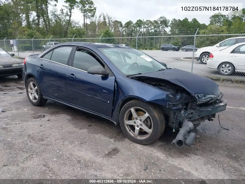 1G2ZG57N184178784 2008 Pontiac G6 Se