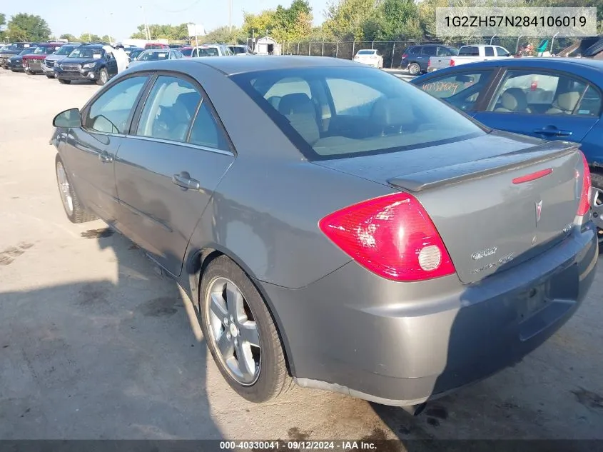 1G2ZH57N284106019 2008 Pontiac G6 Gt