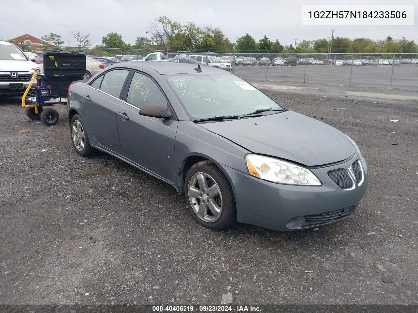 2008 Pontiac G6 Gt VIN: 1G2ZH57N184233506 Lot: 40405219