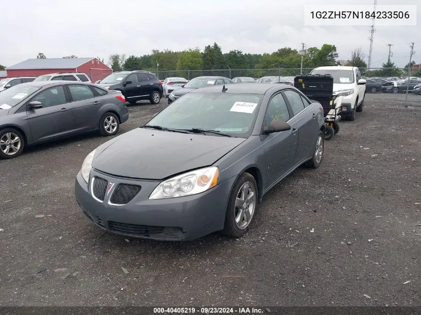 2008 Pontiac G6 Gt VIN: 1G2ZH57N184233506 Lot: 40405219