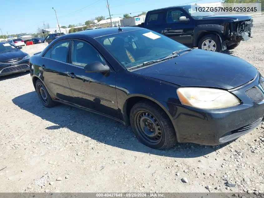 1G2ZG57N984293245 2008 Pontiac G6