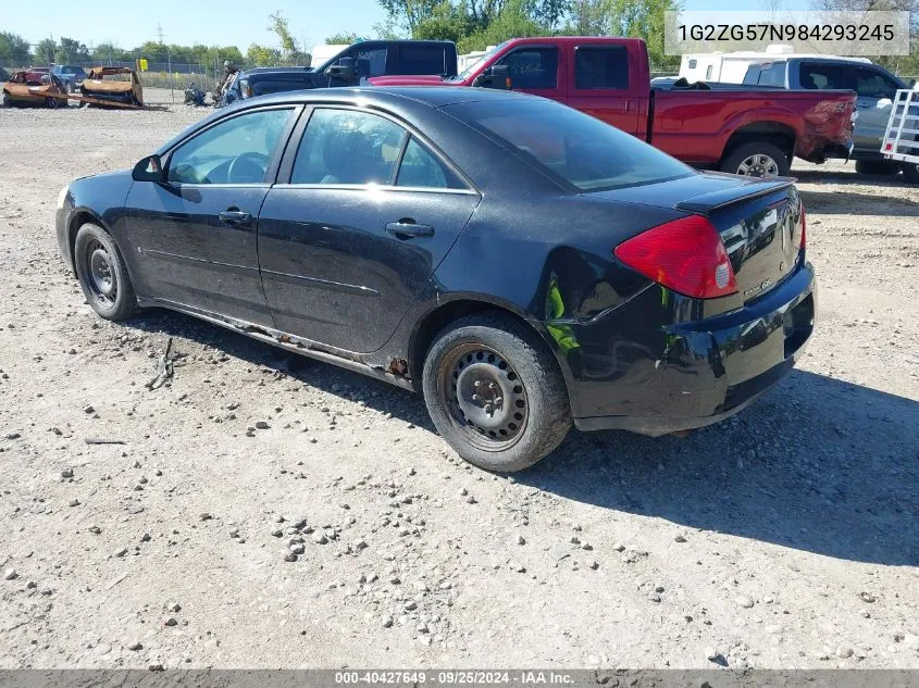 1G2ZG57N984293245 2008 Pontiac G6