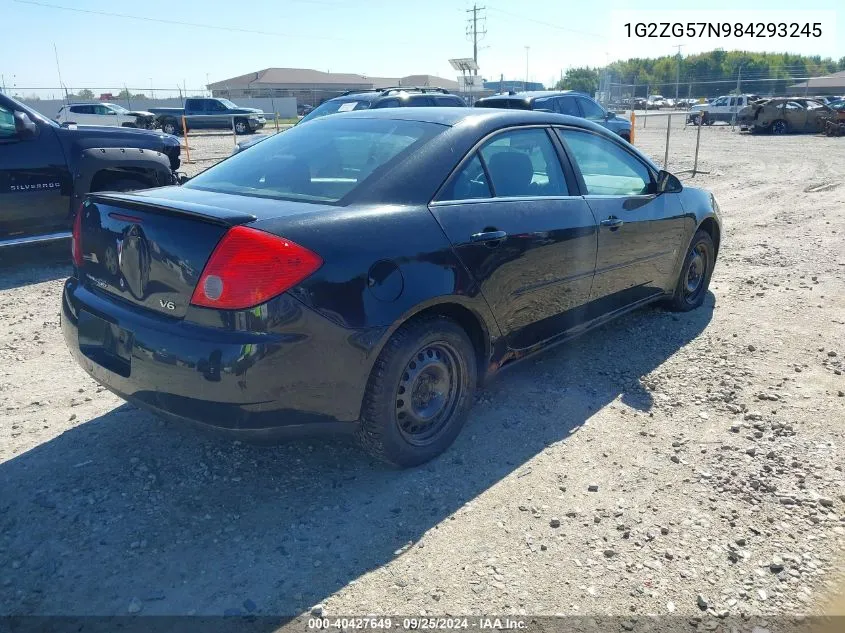 1G2ZG57N984293245 2008 Pontiac G6