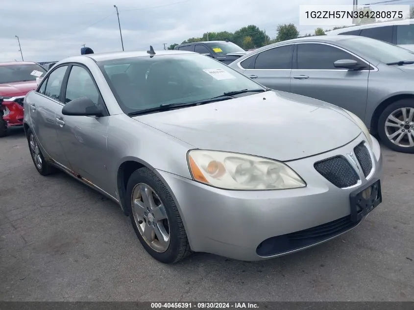 2008 Pontiac G6 Gt VIN: 1G2ZH57N384280875 Lot: 40456391