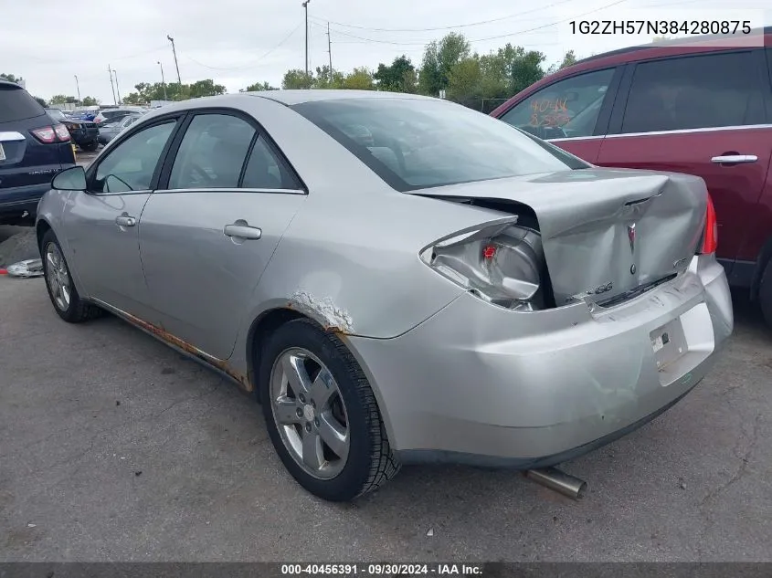 2008 Pontiac G6 Gt VIN: 1G2ZH57N384280875 Lot: 40456391