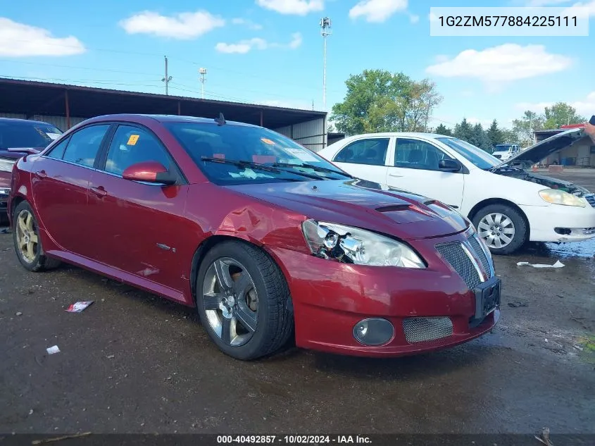 2008 Pontiac G6 Gxp VIN: 1G2ZM577884225111 Lot: 40492857