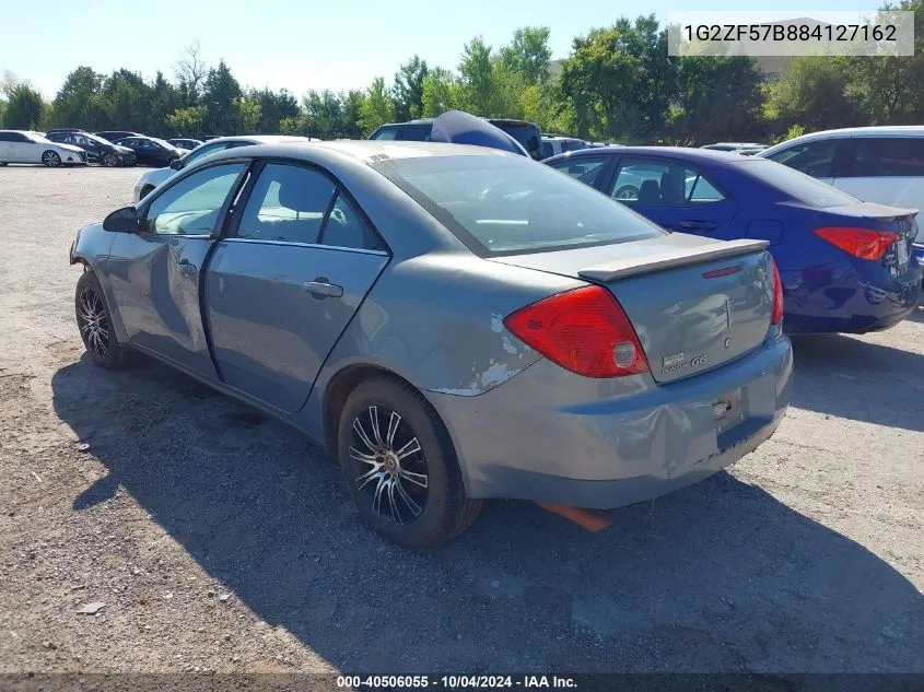 2008 Pontiac G6 Value Leader VIN: 1G2ZF57B884127162 Lot: 40506055