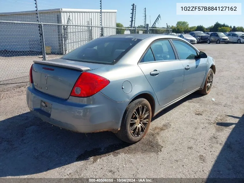 2008 Pontiac G6 Value Leader VIN: 1G2ZF57B884127162 Lot: 40506055