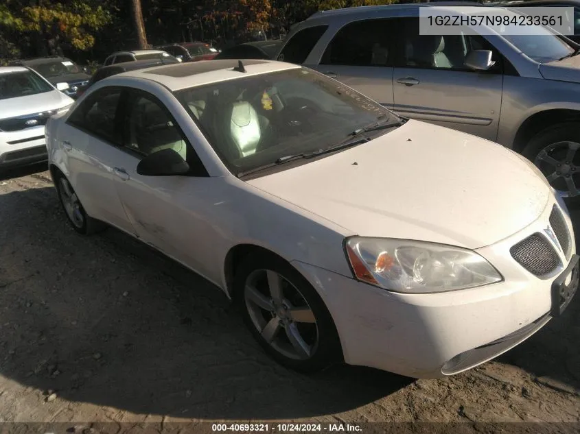 2008 Pontiac G6 Gt VIN: 1G2ZH57N984233561 Lot: 40693321