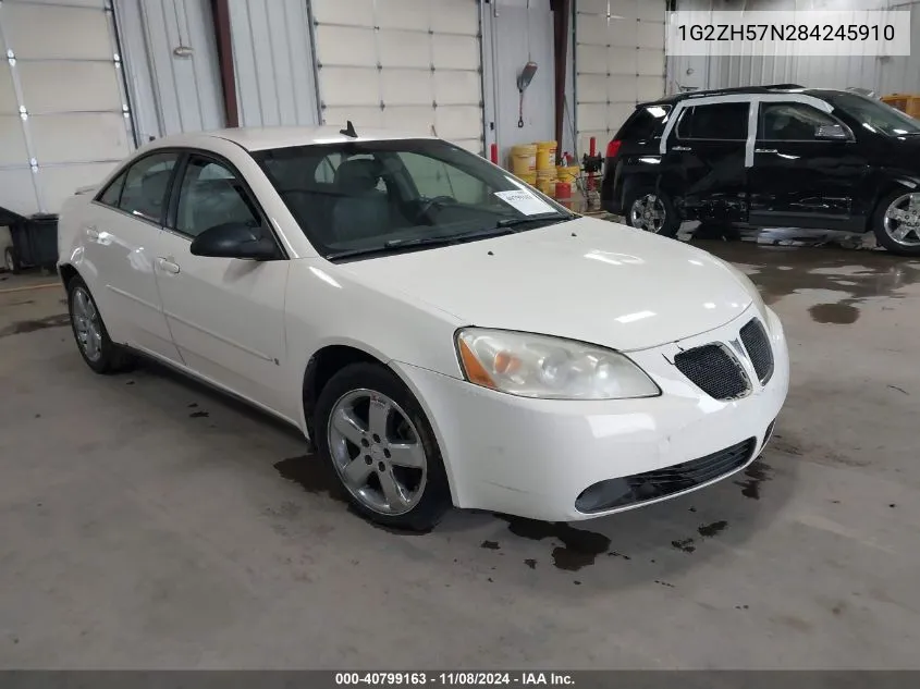 2008 Pontiac G6 Gt VIN: 1G2ZH57N284245910 Lot: 40799163