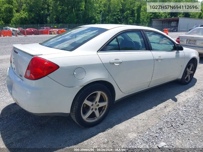 2009 Pontiac G6 Gt VIN: 1G2ZH57N694112696 Lot: 40536188