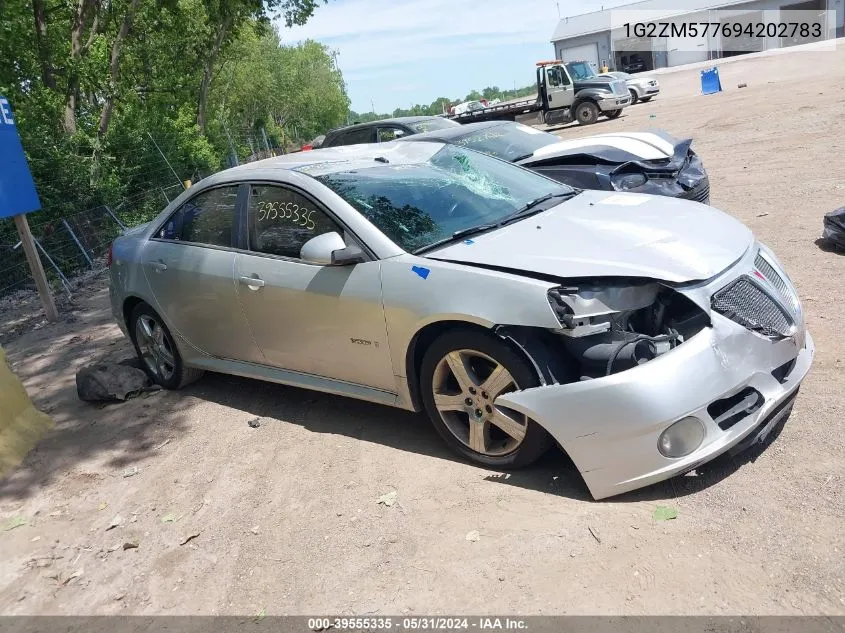 1G2ZM577694202783 2009 Pontiac G6 Gxp