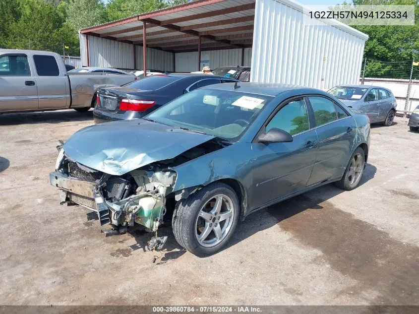 1G2ZH57N494125334 2009 Pontiac G6 Gt