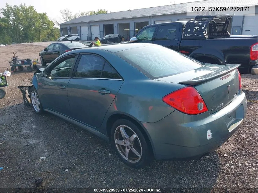 1G2ZJ57K594272871 2009 Pontiac G6 New Se