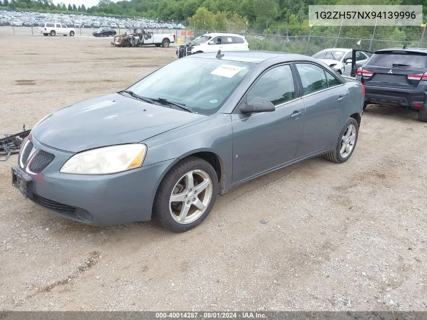 2009 Pontiac G6 Gt VIN: 1G2ZH57NX94139996 Lot: 40014287