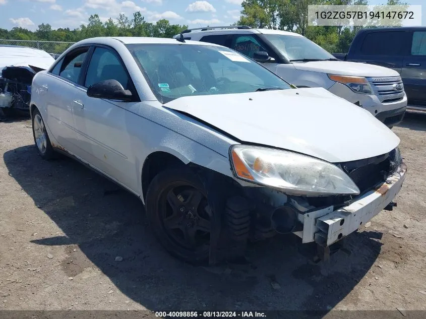 1G2ZG57B194147672 2009 Pontiac G6