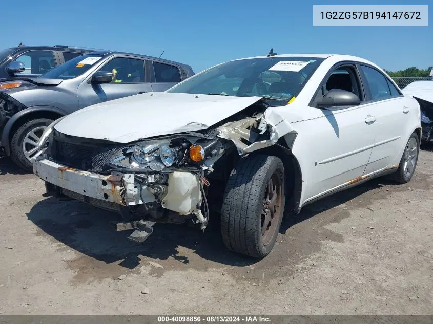 1G2ZG57B194147672 2009 Pontiac G6