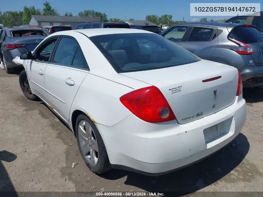 1G2ZG57B194147672 2009 Pontiac G6