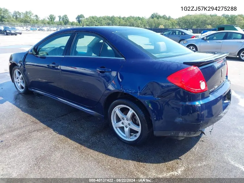 2009 Pontiac G6 New Se VIN: 1G2ZJ57K294275288 Lot: 40137422