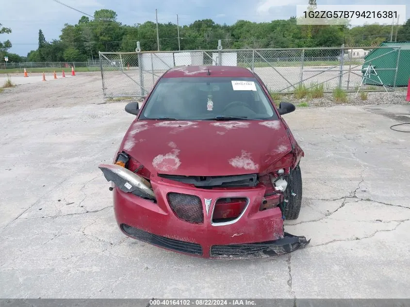 1G2ZG57B794216381 2009 Pontiac G6