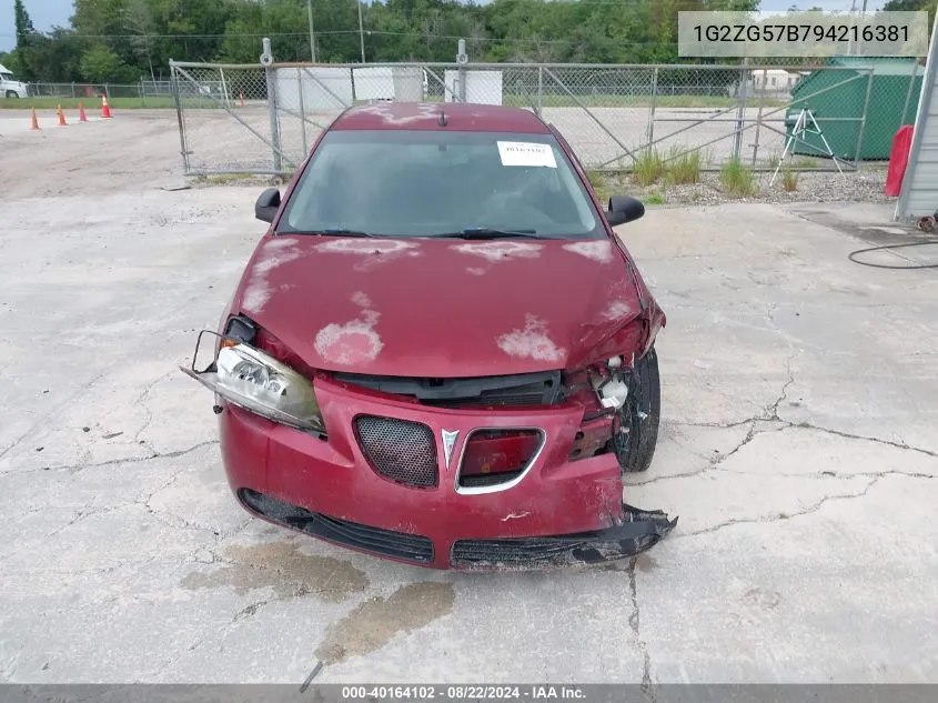 1G2ZG57B794216381 2009 Pontiac G6