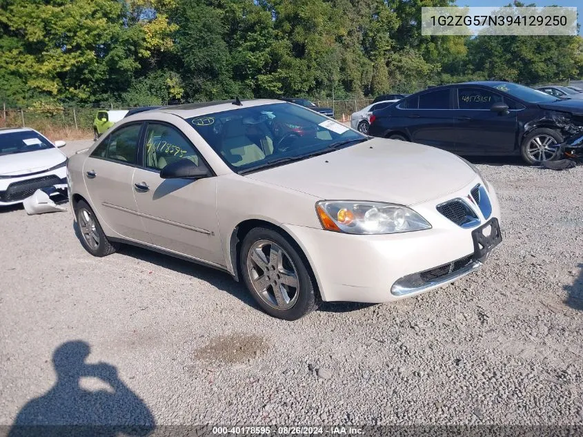 2009 Pontiac G6 VIN: 1G2ZG57N394129250 Lot: 40178595