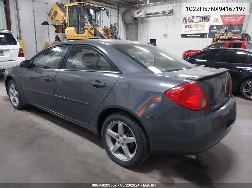 1G2ZH57NX94167197 2009 Pontiac G6 Gt