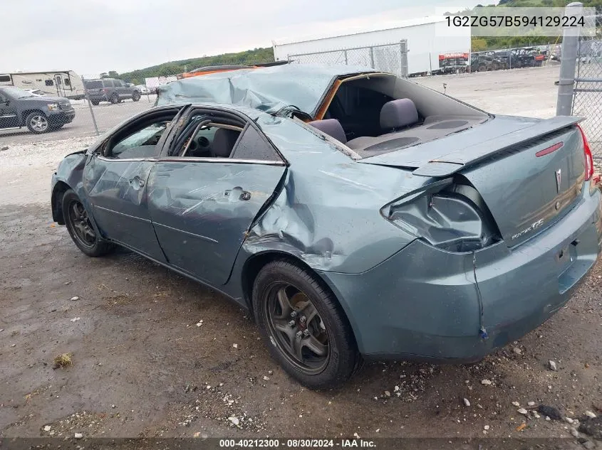 1G2ZG57B594129224 2009 Pontiac G6