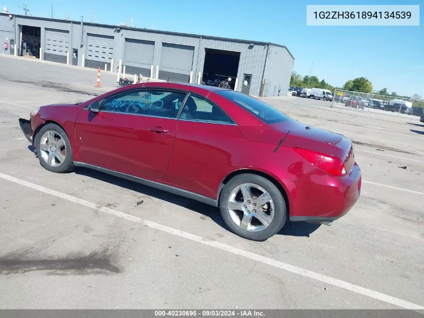 1G2ZH361894134539 2009 Pontiac G6 Gt