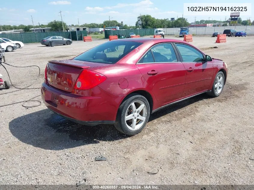 1G2ZH57N194162325 2009 Pontiac G6 Gt