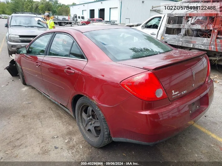 1G2ZG57B494122488 2009 Pontiac G6