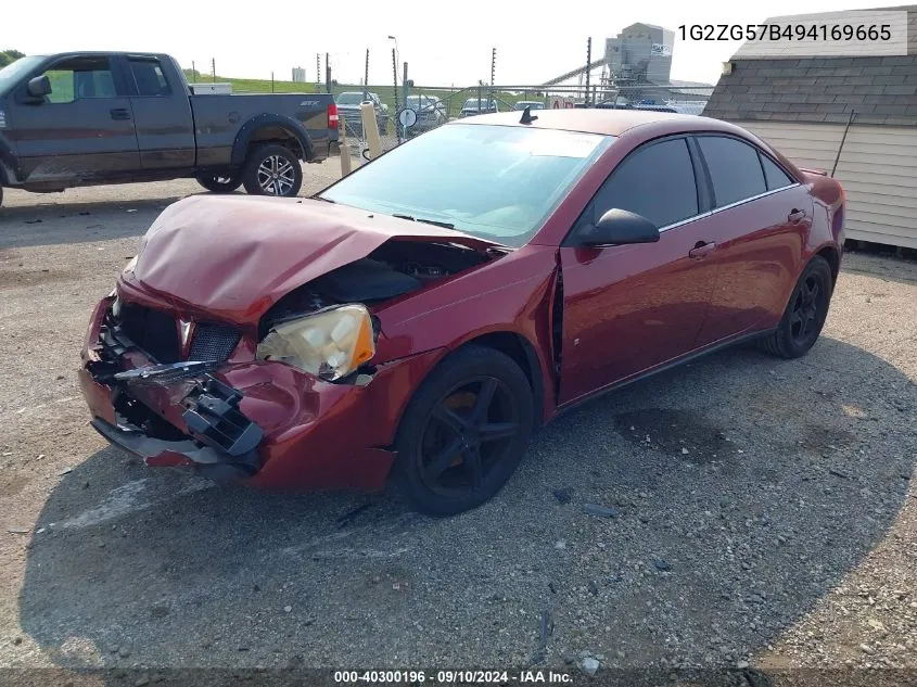 1G2ZG57B494169665 2009 Pontiac G6