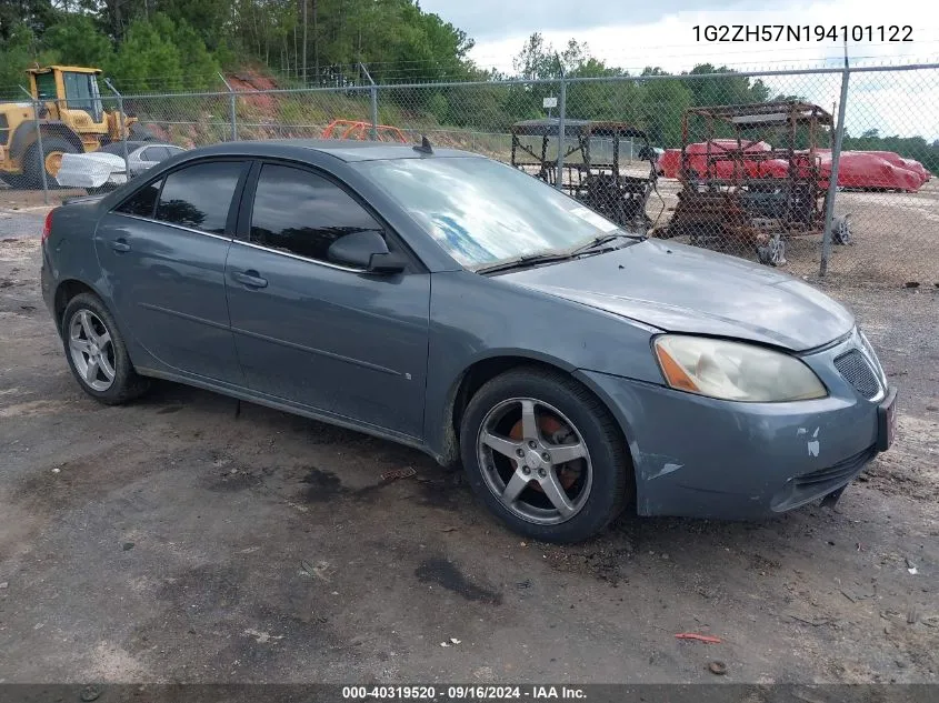 1G2ZH57N194101122 2009 Pontiac G6 Gt