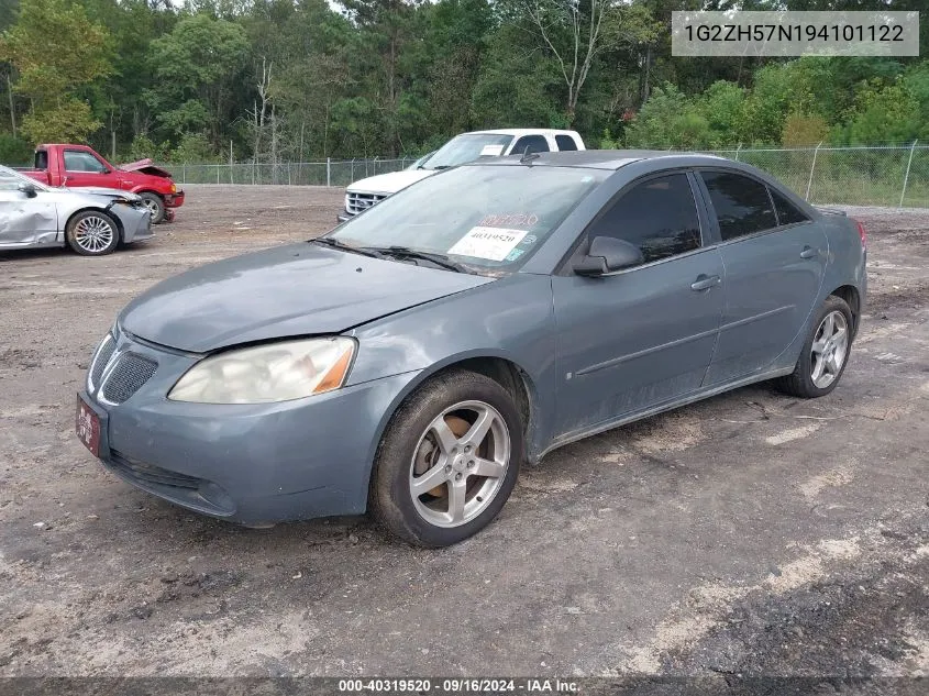 1G2ZH57N194101122 2009 Pontiac G6 Gt