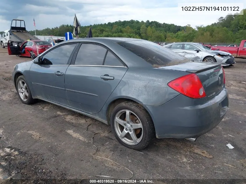 1G2ZH57N194101122 2009 Pontiac G6 Gt