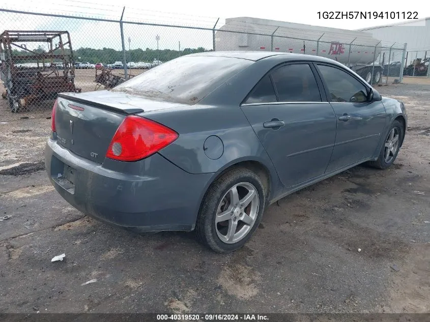 1G2ZH57N194101122 2009 Pontiac G6 Gt