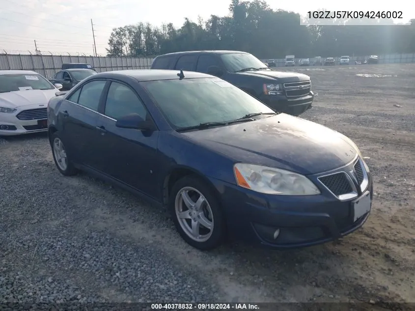 2009 Pontiac G6 VIN: 1G2ZJ57K094246002 Lot: 40378832