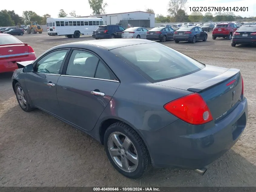 2009 Pontiac G6 VIN: 1G2ZG57N894142401 Lot: 40498646