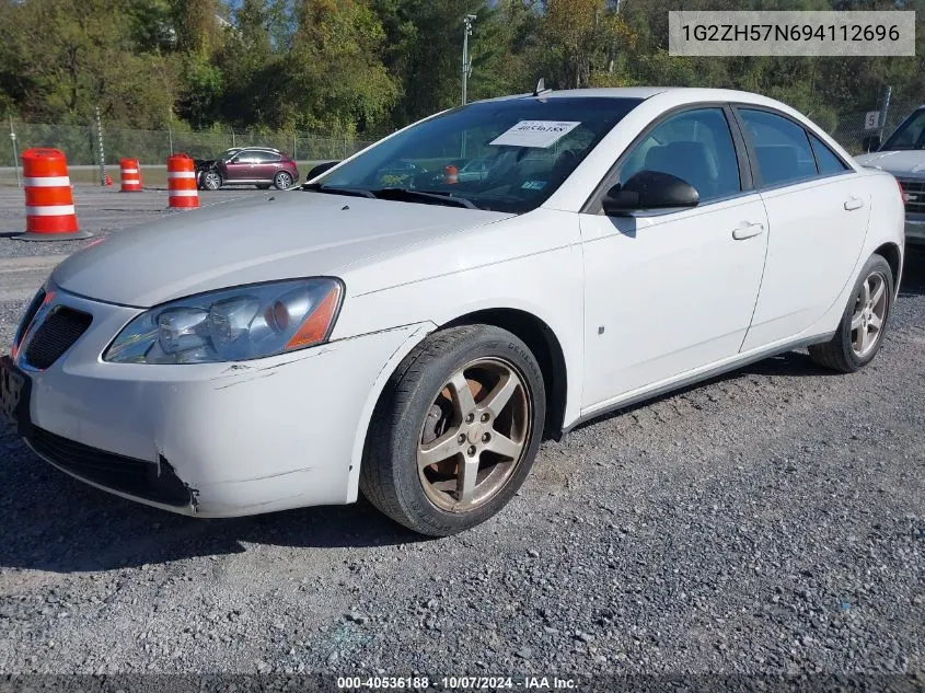 2009 Pontiac G6 Gt VIN: 1G2ZH57N694112696 Lot: 40536188