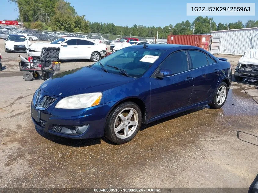 2009 Pontiac G6 New Se VIN: 1G2ZJ57K294255963 Lot: 40538518