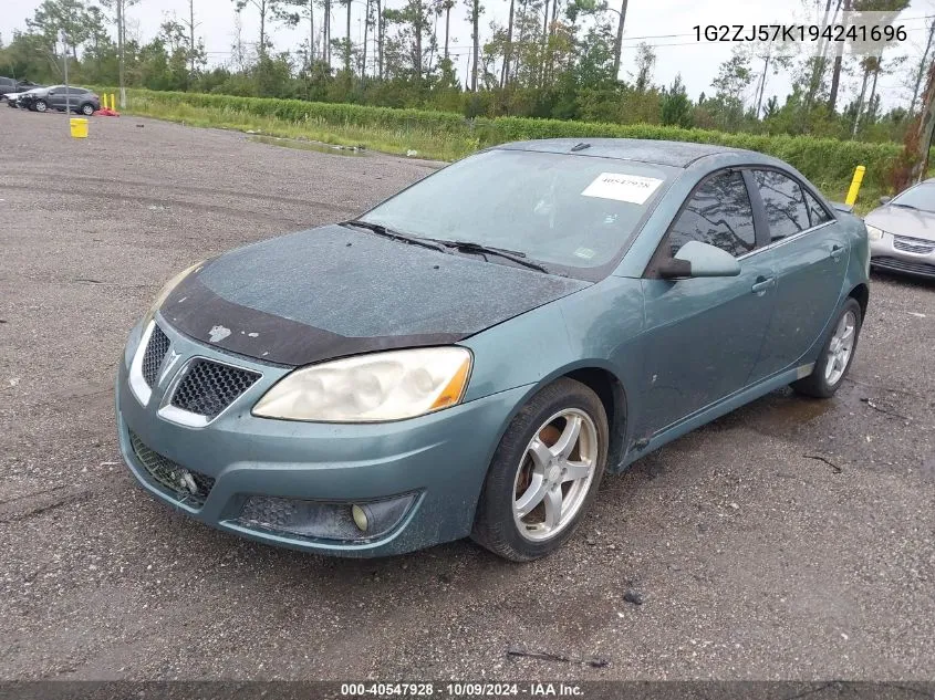 2009 Pontiac G6 New Se VIN: 1G2ZJ57K194241696 Lot: 40547928