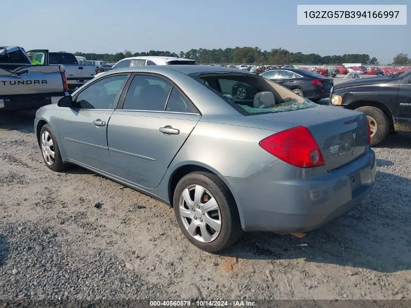 2009 Pontiac G6 VIN: 1G2ZG57B394166997 Lot: 40560579