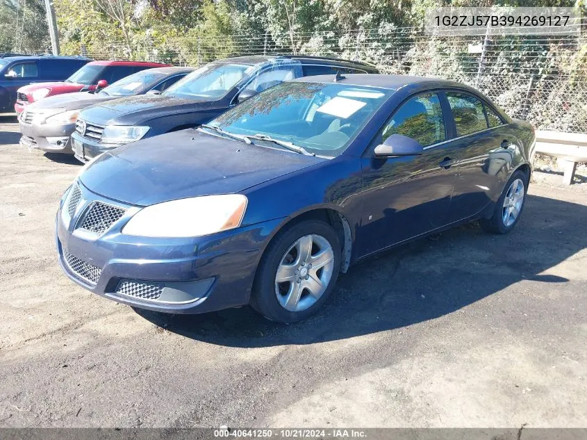 2009 Pontiac G6 New Value Leader VIN: 1G2ZJ57B394269127 Lot: 40641250