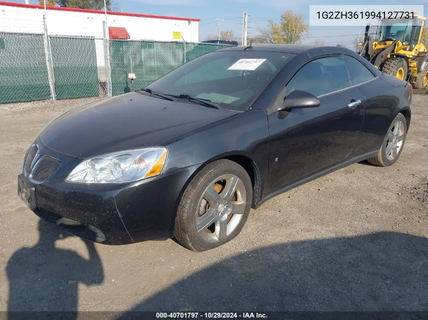 2009 Pontiac G6 Gt VIN: 1G2ZH361994127731 Lot: 40701797