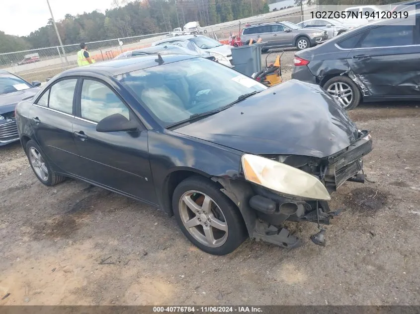 2009 Pontiac G6 VIN: 1G2ZG57N194120319 Lot: 40776784