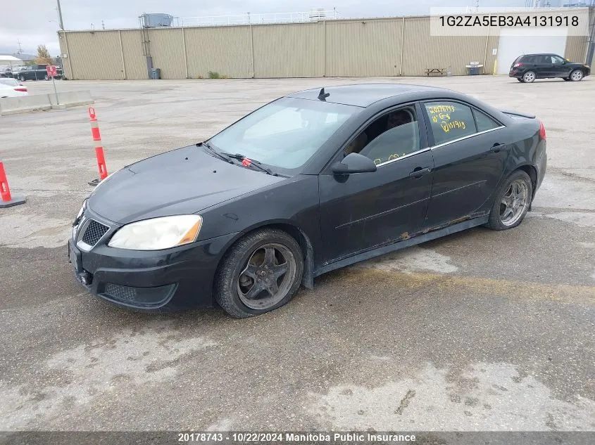 2010 Pontiac G6 VIN: 1G2ZA5EB3A4131918 Lot: 20178743